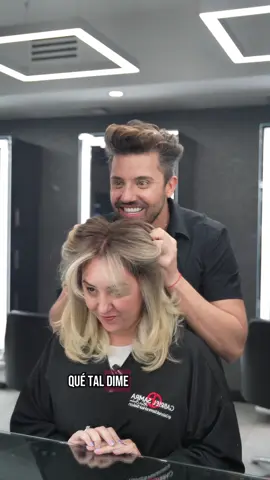 A post by @gabrielsamrags on TikTok caption: Un cambio espectacular tienes que verlo hasta el final #creatorsearchinsights #GabrielSamra #gabrielsamrahairsalon #CambioDeLook #RubioPerfecto #HairTransformation 