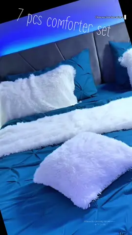 A post by @terrybree241 on TikTok caption: The pintuck 7pcs comforter set will always be the Most viral #cosybaycomforter #cosybaycomforterset #7pcscomfortorset #tiktokmademebuyit #pintuckcomforterset 