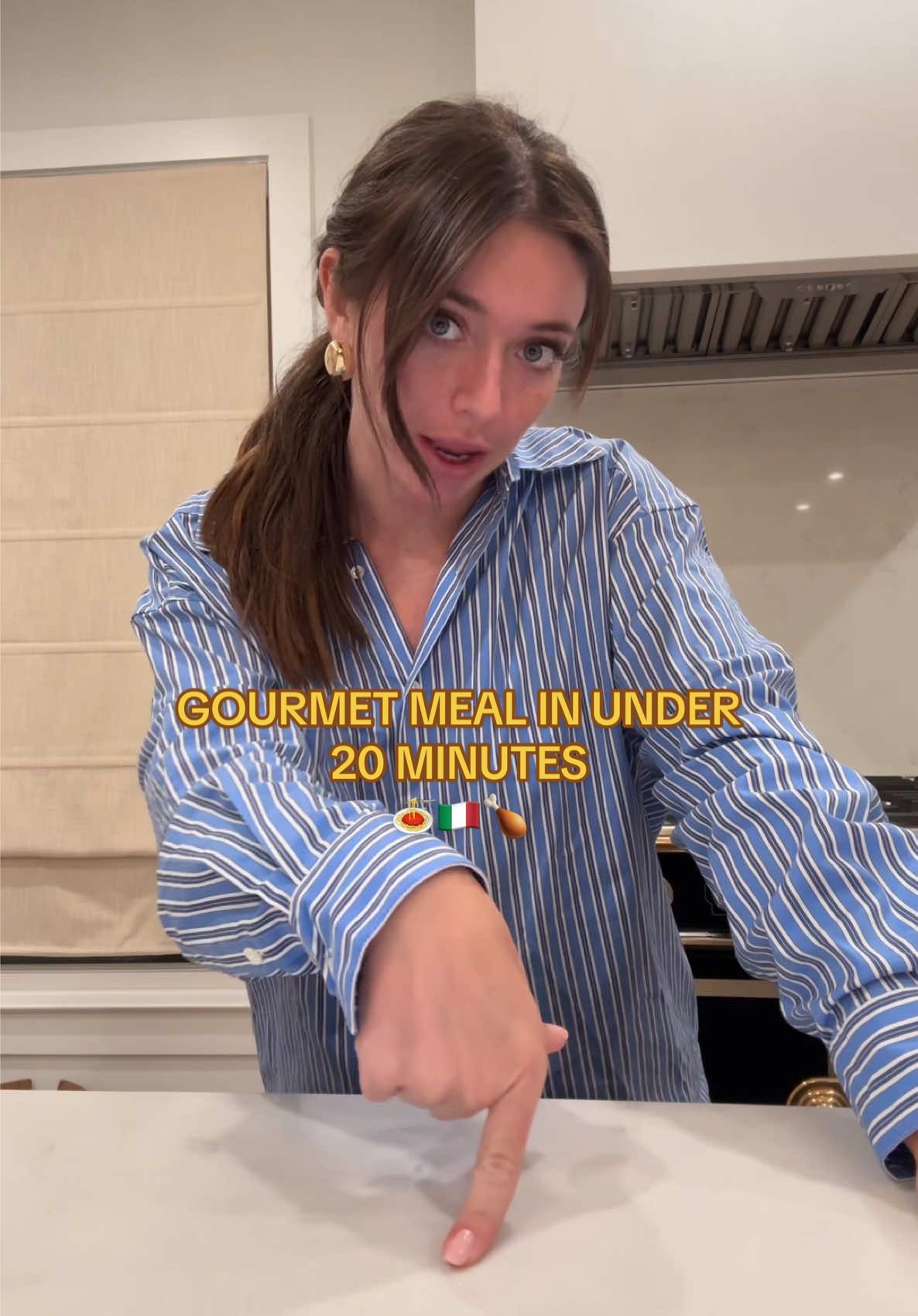 A post by @tabithaswatosh on TikTok caption: late night meals 🍝🇮🇹🍗 full recipe on my IG! #instagrampartner 