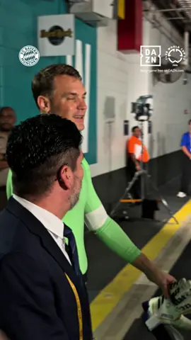 A post by @fcbayern on TikTok caption: 😜🤙 Manu is happy, so we are too 🥰 #FCBayern #FIFACWC #TakeItToTheWorld #Neuer 