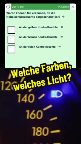 A post by @verkehrsguru_official on TikTok caption: Welche Farben haben die verschiedenen Lichter und Anzeigen im Auto? Wenn dein Fahrlehrer oder Fahrprüfer fragt, welches Licht hat eine grüne Anzeige, dann solltest du das wissen #theorieprüfung #lernen #autofahren #tipps #verkehrssicherheit #straßenverkehr #theorie 