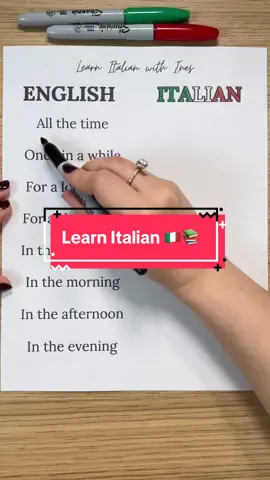 A post by @ines.tutoring on TikTok caption: Learn Italian 🇮🇹📚
