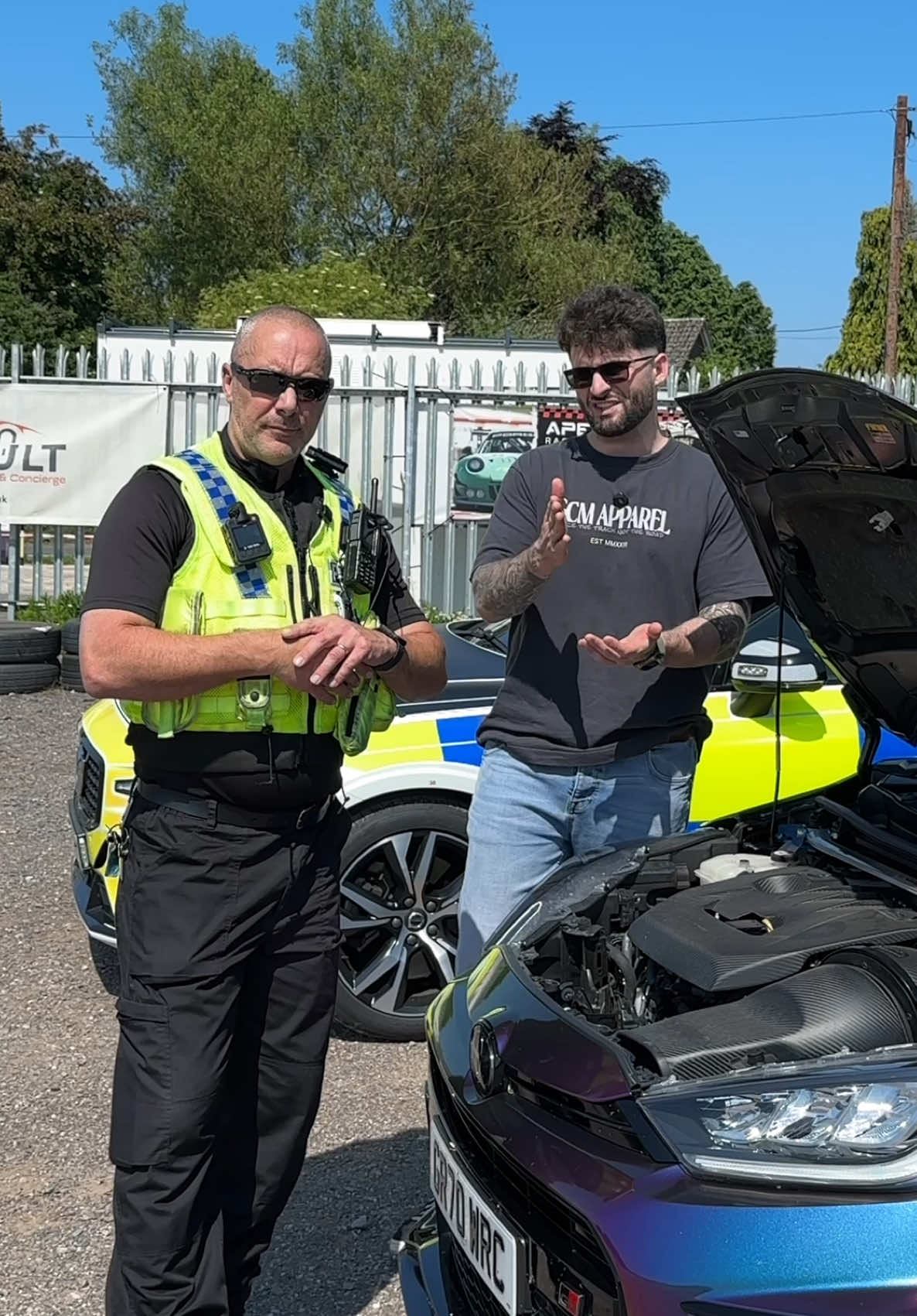 A post by @georgescarmedia on TikTok caption: It’s car show season! Here’s some tips to bare in mind before you go! #police #carshow #modifiedcars #roadsafety #carscene 