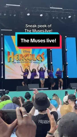 A post by @disneyuk on TikTok caption: Zero to hero just like that 💅 Watch Disney’s Hercules live in the West End. #DisneyUK #Hercules #Musical 