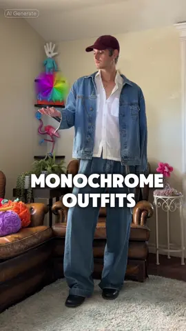 A post by @vicocasden on TikTok caption: Monochrome fits #monochrome #outfits #styleinspo #howtostyle #outfitdetails #styleideas 