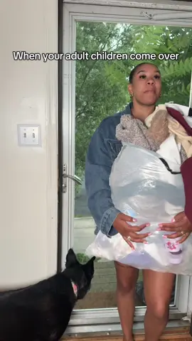 A post by @sylvester_danielle_ on TikTok caption: When you realize you actually like being an empty nester 😂😂😂😂