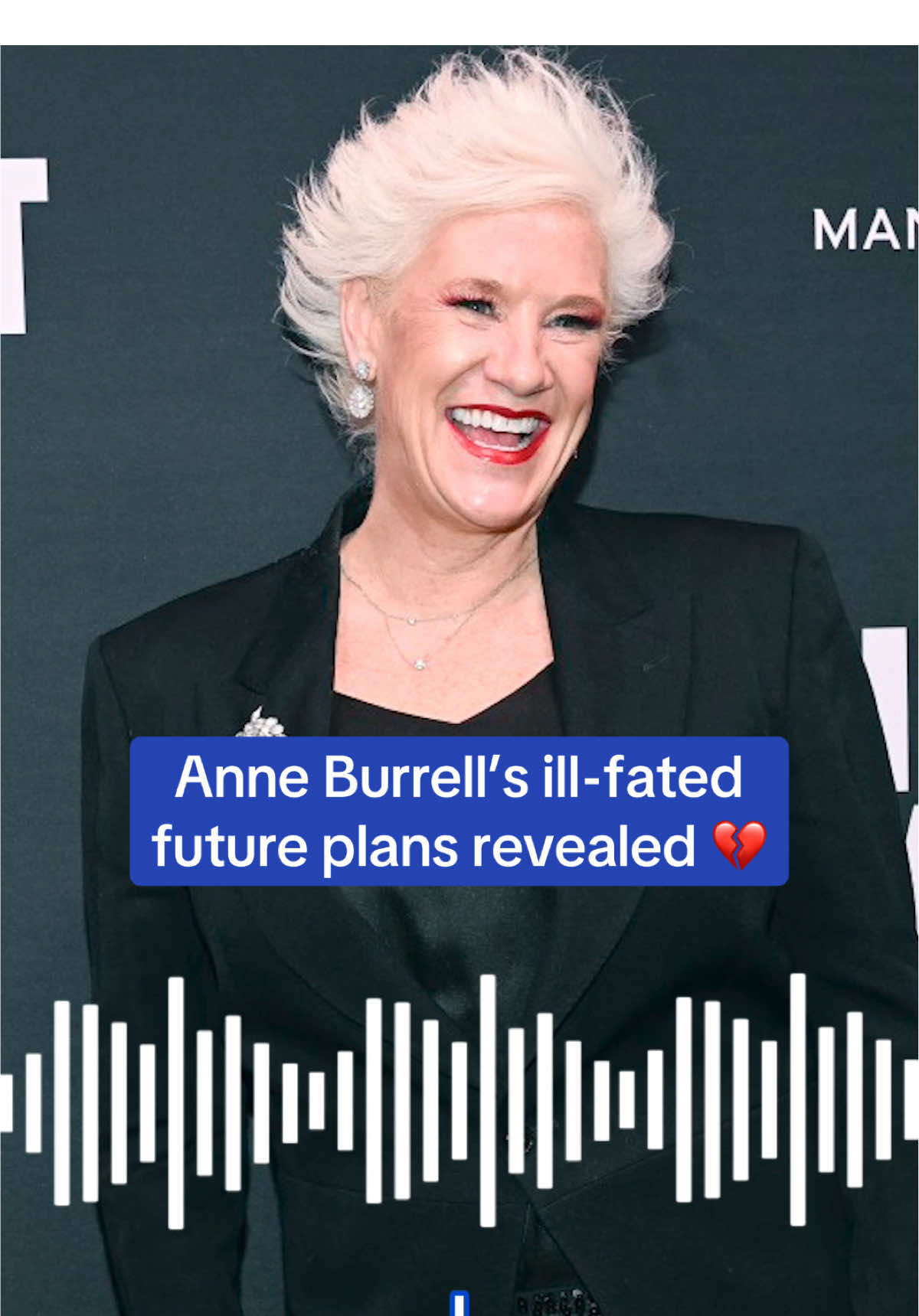 A post by @dailymail on TikTok caption: Anne Burrell had career pivot plans after leaving her signature series Worst Cooks In America. The celebrity chef had plans to expand her horizons as she had ambitions to try her hand at acting and was even taking improv classes before her tragic passing at 55. She appeared on Tori Spelling's misSPELLING podcast back in March and said, ‘Interestingly, I just started taking acting classes. I started yesterday, actually... It’s like an improv for actors’ class.’ Tap the link for the full story on DailyMail.com. Link in bio. 🔈 misSPELLING  #news #anneburrell #chef #celebritynews #rip 