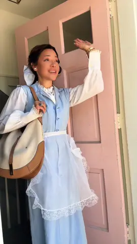 A post by @fancytiktokbygab on TikTok caption: my saturday #morningroutine working my antique shop 🤍 hometown vintage ✍🏻 📖 🦌 #fyp #grwm #disney 
