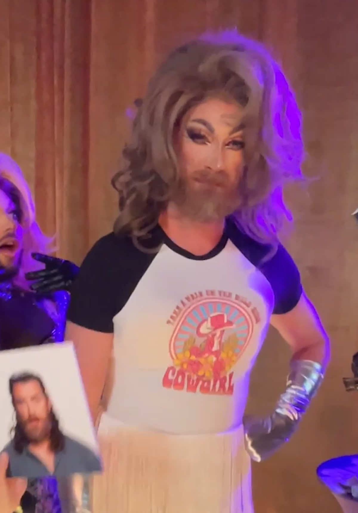 A post by @mythical on TikTok caption: THIS DIVA. ✨ Watch Rhett Does Drag out now on the #MythicalSociety!  #GoodMythicalMorning #GMM  @Rhett McLaughlin 