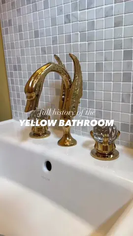 A post by @taybeepboop on TikTok caption: Just be happy with where you’re at 🧘‍♀️ this part of the series is a great representation of starting projects and then never finishing them. I had plans to do a lot more, I even bought materials for it and it sat in the corner of my room for maybe a year 🥲 but whatever! I’ll use the materials eventually  🔗 I’ve linked the swan faucet 🦢 & picture frame cabinet kits 🖼️ in my linktree-  “new home decor” folder. It’s at the top