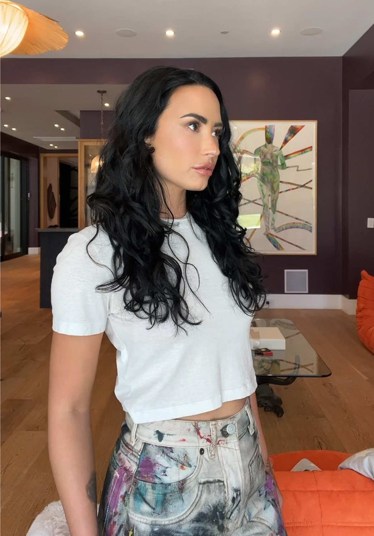 A post by @ddlovato on TikTok caption: #relatable #sorrynotsorry 