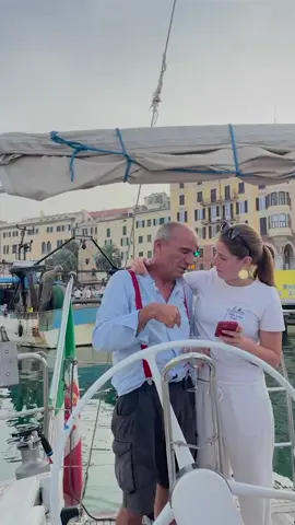 A post by @beppe.veirana on TikTok caption: 21 Giugno primo giorno di Estate ☀️ . . : . . #corsodivela #barcaavela #crocieravela #libertà #weekenddivela #esperienzedavivere #vivereinmare #beppeveirana #apprendistavelista #navigare #nautica #genova #beppeveirana #patentenauticaentro12miglia #barcaavela #regatavela #barcaavela #barcausata #liguria #liguriansea  