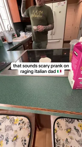 A post by @theragingitalian on TikTok caption: sounds scary pal! 😂👻 #foryoupage #foryou #fyp #fypp #fy #viral #rage #funny #raging #italian #dad #fypage #theragingitalian #prank #fake #fakeaudio #fakebody #trending #trend #joke #scary #sound 