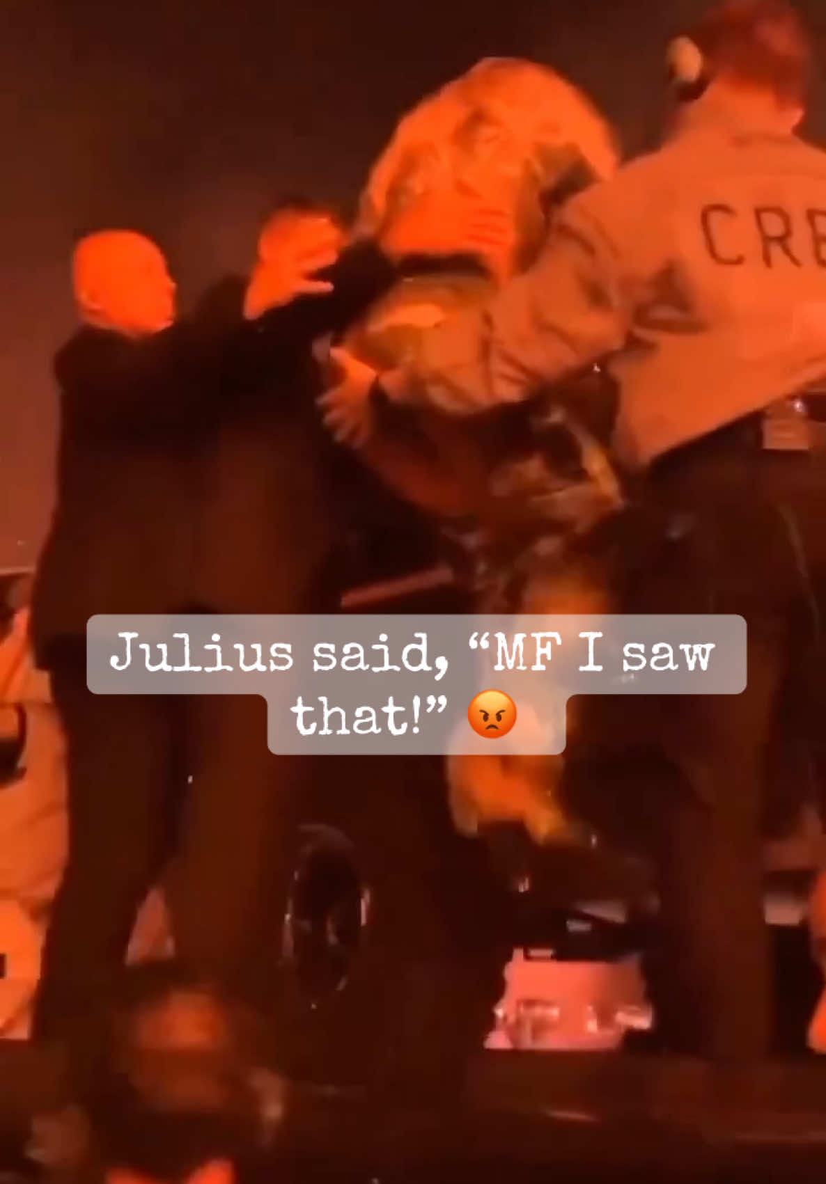 A post by @thebudgetballer on TikTok caption: Crew member had to make sure that ALL OF BEYONCÉ got down safe! 😂😡🤦🏾‍♂️ #CowboyCarterTour #CCT2025 #QueenBey #BeyHive #RodeoChitlinCircuit #IIThingyWanted #GoldStageMoment #ProtectorOnStage #CowboyBey #DivaDance