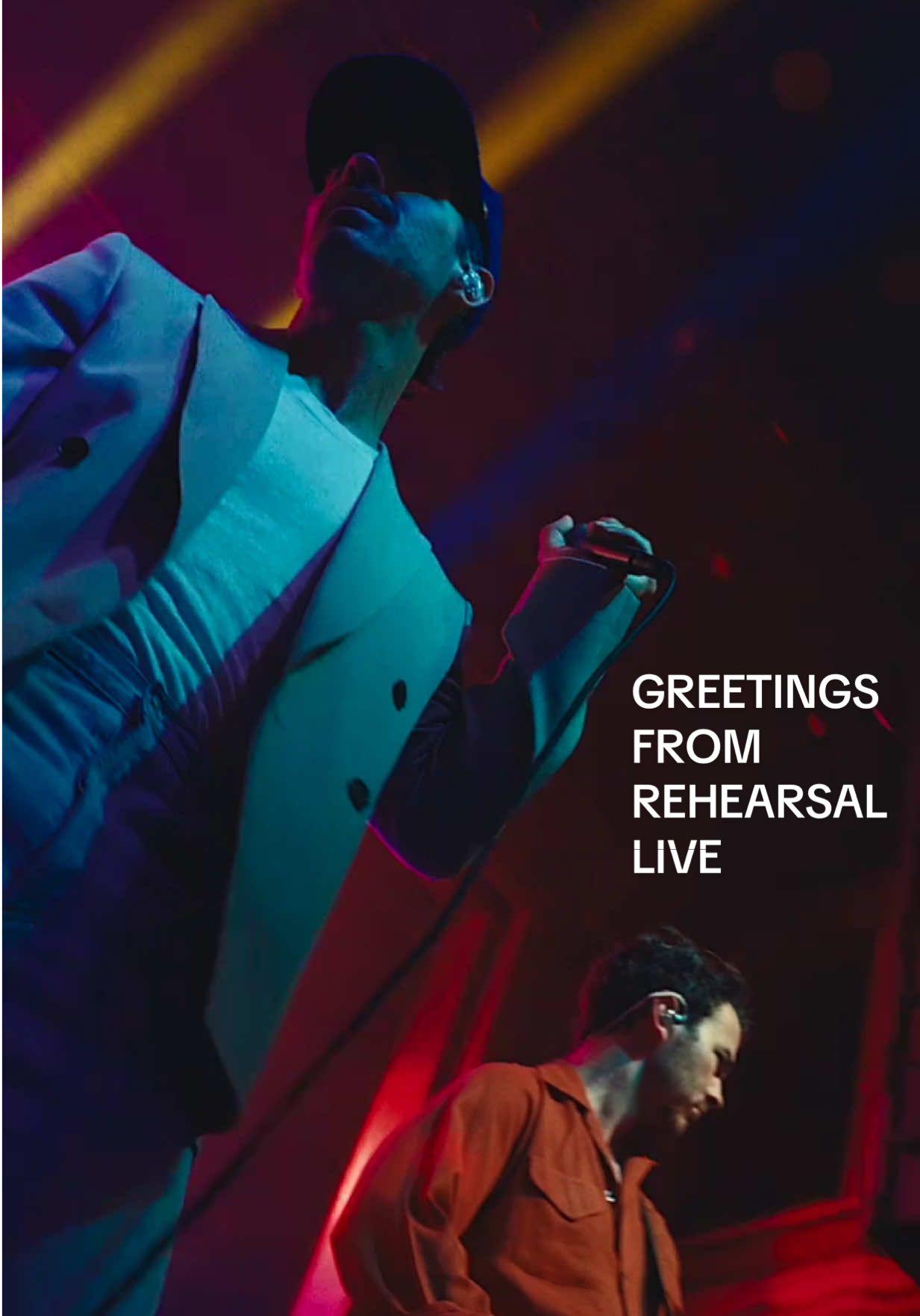 A post by @jonasbrothers on TikTok caption: No Time To Talk live debut at Greetings From Rehearsal 🪩