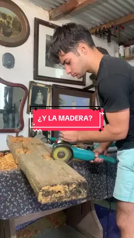 A post by @xurxocarreno on TikTok caption: ¿De dónde saco la madera?