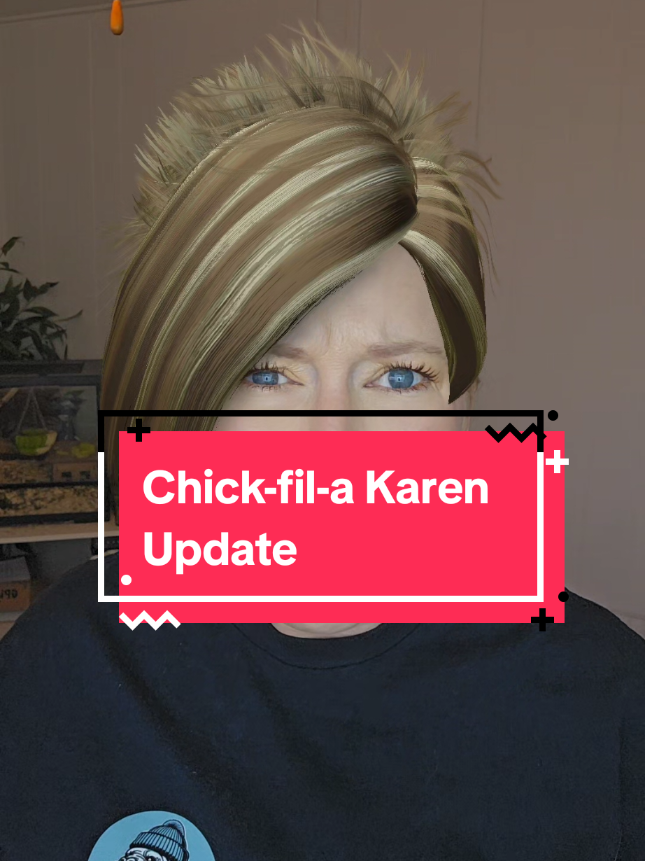 A post by @taylor_saurasrex on TikTok caption: Chick-fil-a Karen Update. I'm a hater 😤 #pov #skit #fyp #karens #cashier #update  #customers #customerservice #customersbelike 