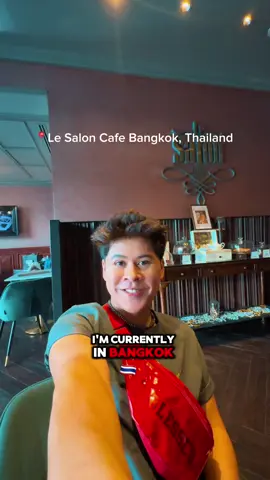 A post by @win_wolf on TikTok caption: Bangkok café run ☕🇹🇭 First stop: Le Salon Café, Bangkok — super aesthetic and very posh, but is the coffee actually worth it? I ordered my go-to: 🥤 Iced latte – ฿140 (≈ $7.13 NZD) 🫐 Blueberry muffin – ฿100 (≈ $5.10 NZD) Total: ฿240 (≈ $12.23 NZD)