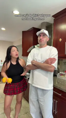 A post by @moontellthat on TikTok caption: I rest my case, I’ll be in the garage 😂 #couplestiktok #couplecomedy #funnyvideos 