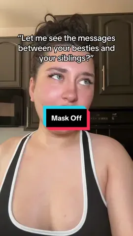 A post by @glynis_leigh on TikTok caption: Ain’t no way #maskoff #besties #siblings #messages #text #glynisleigh