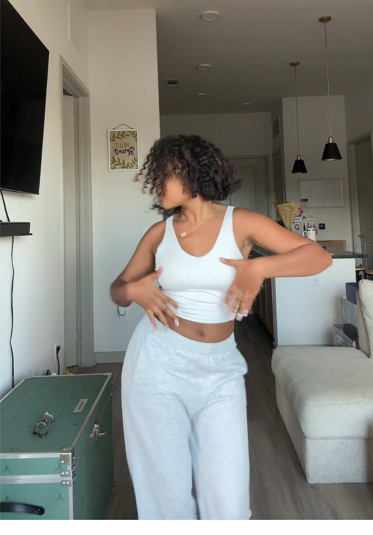 A post by @joiya.lanae on TikTok caption: I’m rusty but had the urge to do a lil majorette to this mix😌😍 #majorette #majorettedance #majorettechallenge #barklikeyouwantit 