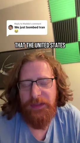 A post by @pearlmania500 on TikTok caption: Replying to @Maddie THIS IS HOW I FOUND OUT THAT DONALD TRUMP HAS CONFIRMED THAT THE US MILITARY HAS BOMBED IRAN. 