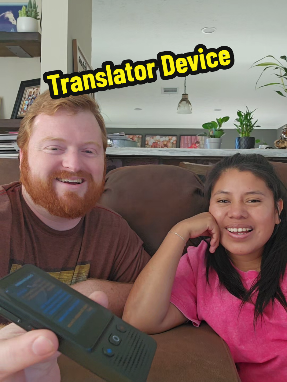 A post by @chrizh93 on TikTok caption: Translator Device @Sarita&ChrisHudson #translator #translation #aitranslation #translate #translatordevice #traductor #traduccion #tiktokshop #fyp #travel #foru #foryoupage #foryou #viralvideo #fyp #parati #viral #tiktok 