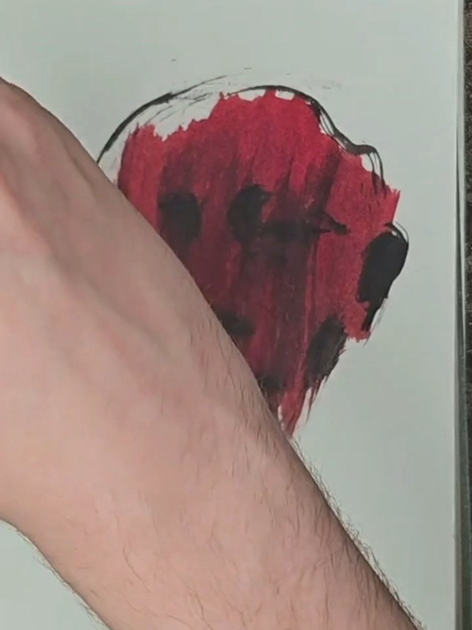A post by @gregorypaulsart on TikTok caption: Red