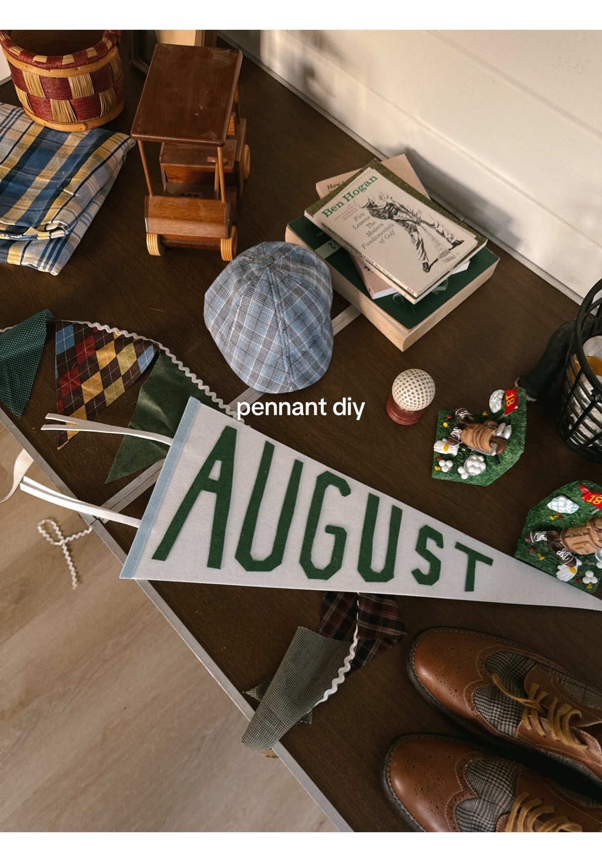 A post by @emilyfranciswheaton on TikTok caption: a cutie homemade vibe for aug’s party ⛳️ #diy #partyplanning #birthdaypartyideas #golfparty
