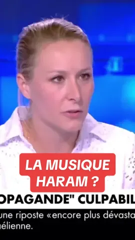 A post by @marion_marechal on TikTok caption: Pour la Fête de la Musique, il y a une explosion de vidéos d’influenceurs radicaux qui expliquent que la musique est haram. On nous présente souvent l’islamisme comme quelque chose de marginal alors qu’il y a une véritable imprégnation dans la société.