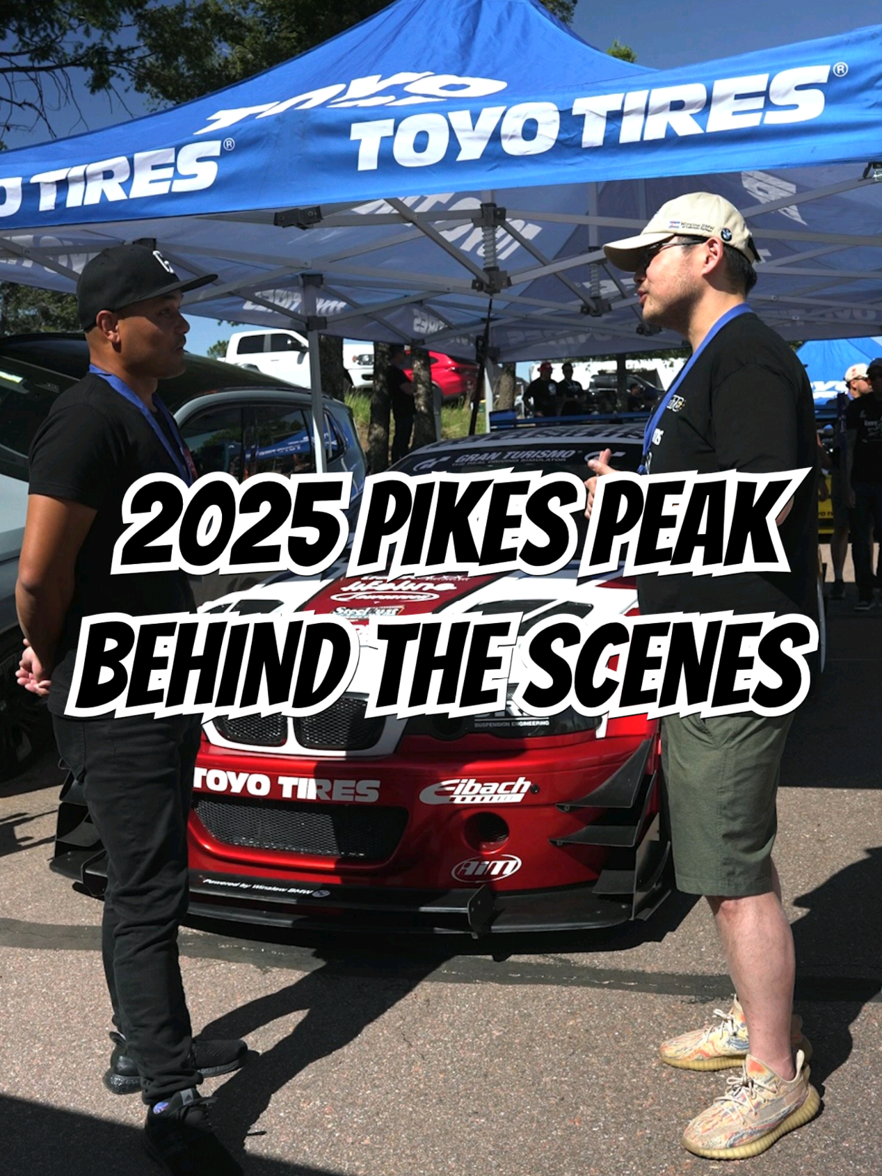 A post by @omgbuilds on TikTok caption: Pikes Peak behind the scenes with the homie Tom Tang! | #OMGBUILDS | #TuningCar | #TikTokAutoCampaign 