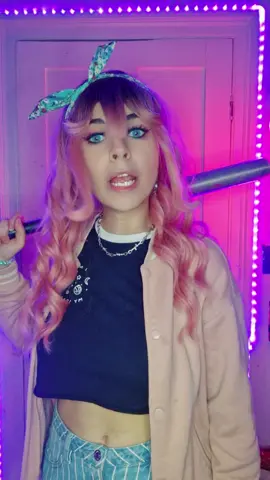 A post by @alittlebitalexia on TikTok caption: I haven't omori posted in a while! I only have a few Aubrey drafts left #omori #aubreyomori #aubreyomoricosplay #omoricosplay #omorigame 