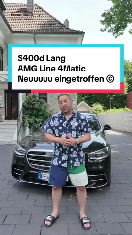 A post by @autocentermulheimgoksu on TikTok caption: S400d Lang AMG Line 4Matic  Neuuuuu eingetroffen © #autocentermulheimgoksu #hayrullahgöksu #following #autohändler #tiktoklive #neueingetroffen #sportcarsgang #mülheimanderruhr 