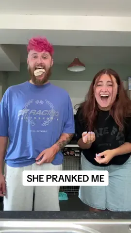 A post by @jakebsweet on TikTok caption: I can’t believe I fell for this 😭 #Couple #ShauniandJake #fyp #Comedy @𝓢𝓱𝓪𝓾𝓷𝓲 ✨ 