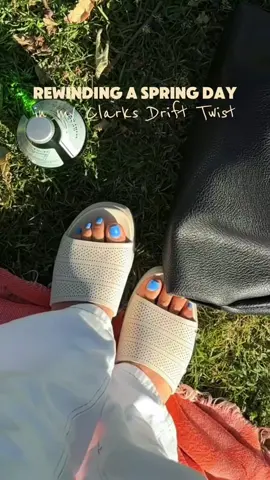 A post by @clarks on TikTok caption: Start your Sunday off rewinding a Saturday with @jessicaasosaa 🧺 #Clarks #fyp #summer #sandals