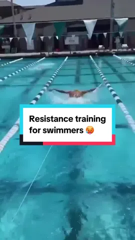 A post by @nbcolympics on TikTok caption: We got exhausted just watching this. 🤯 #swimming #workout #training  (via IG/mariuskusch)