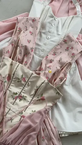 A post by @houseofcbofficial on TikTok caption: New pretty prints just arrived ✨ #houseofcb #cottagecore #summer 