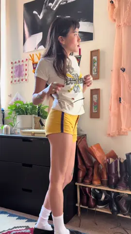 A post by @molotovgirl on TikTok caption: Two colors I never wear purple and yellow Wowowow  🏷️: #ootd #outfit #outfitoftheday #outfitinspo #outfitinspiration #outfitideas #fitinspo #fitinspiration #style #styleinspo #thrift #thrifted #secondhand #vintage #vintagefashion #vintageclothes #truevintage #vintagestyle #womenswear 