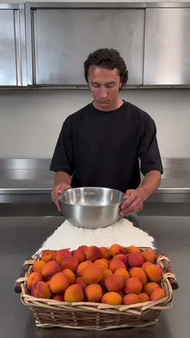 A post by @pastrychef_am on TikTok caption: Apricot nuvolina 🧡 . . . #pastry #pasticceria #dessert #dolci #italia #patisserie 