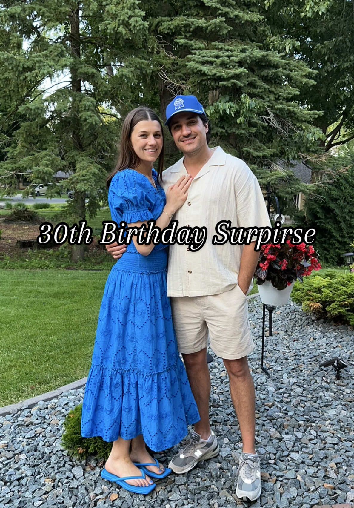 A post by @paigeyllizabeth on TikTok caption: He deserves the world 🤍 Happy 30th Birthday to the love of my life 