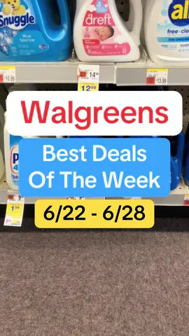 A post by @couponwithmichael on TikTok caption: Walgreens Deals for 6/22-6/28 #couponcommunity #couponing #couponing #coupon #couponfamily #walgreens #walgreenscouponing #walgreenscouponer #walgreensdeals #walgreenscouponers #save #savemoney #deals
