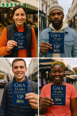 A post by @hakime224lambassadeurr on TikTok caption: 🎟️🔥 Les tickets du Gala des Influenceurs sont déjà entre les mains du peuple ! Le 12 juillet à Montreuil 🇫🇷, on écrit une page d’histoire. C’est le moment de réserver ta place avant le sold out ! 📍 VIP : 80€ | Standard : 50€ 📅 12 juillet 2025 📌 Mairie de Montreuil, France 👉 Le lien pour prendre ton ticket est dans ma bio ! #GalaDesInfluenceurs #Hakim224 #Montreuil #Billets #SoldOut #AfriqueFière