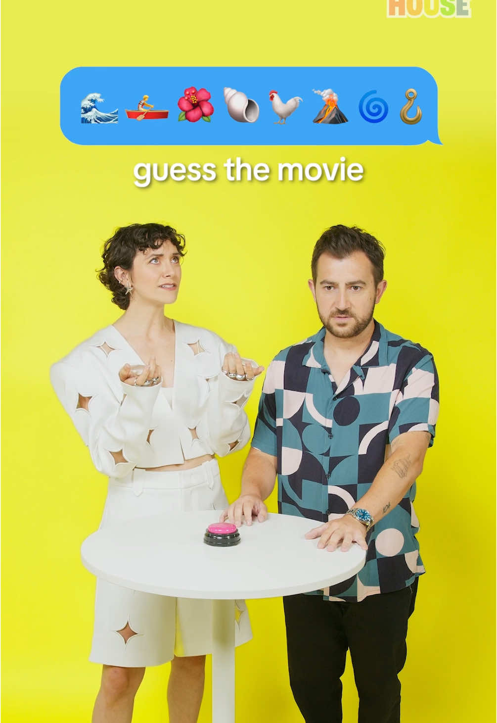 A post by @flighthouse on TikTok caption: Twisters starring #glenpowell was such a close guess 🫣 @Alyson Stoner @Vincent Martella #alysonstoner #vincentmartella #phineasandferb #guessthemovie 