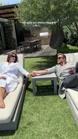 A post by @derekhough on TikTok caption: When the weekend is finally here, and you only want to spend it with your partner. #marriedlife @Hayley Erbert Hough  