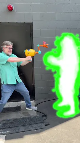 A post by @danpovenmire on TikTok caption: Thanks to @Emily for the means to resolve disputes in the office. @Jeff “Swampy” Marsh #chickenreplaceinator #Doofenshmirtz #PhineasAndFerb #Disney