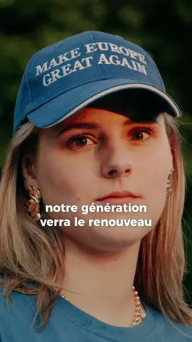 A post by @marion_marechal on TikTok caption: Le sursaut ou le chaos, c’est le choix que la jeunesse française doit faire face à l’Histoire.  Pour bâtir les victoires de demain, rejoignez @IDL_jeunes, la droite qui ne baisse pas les yeux !