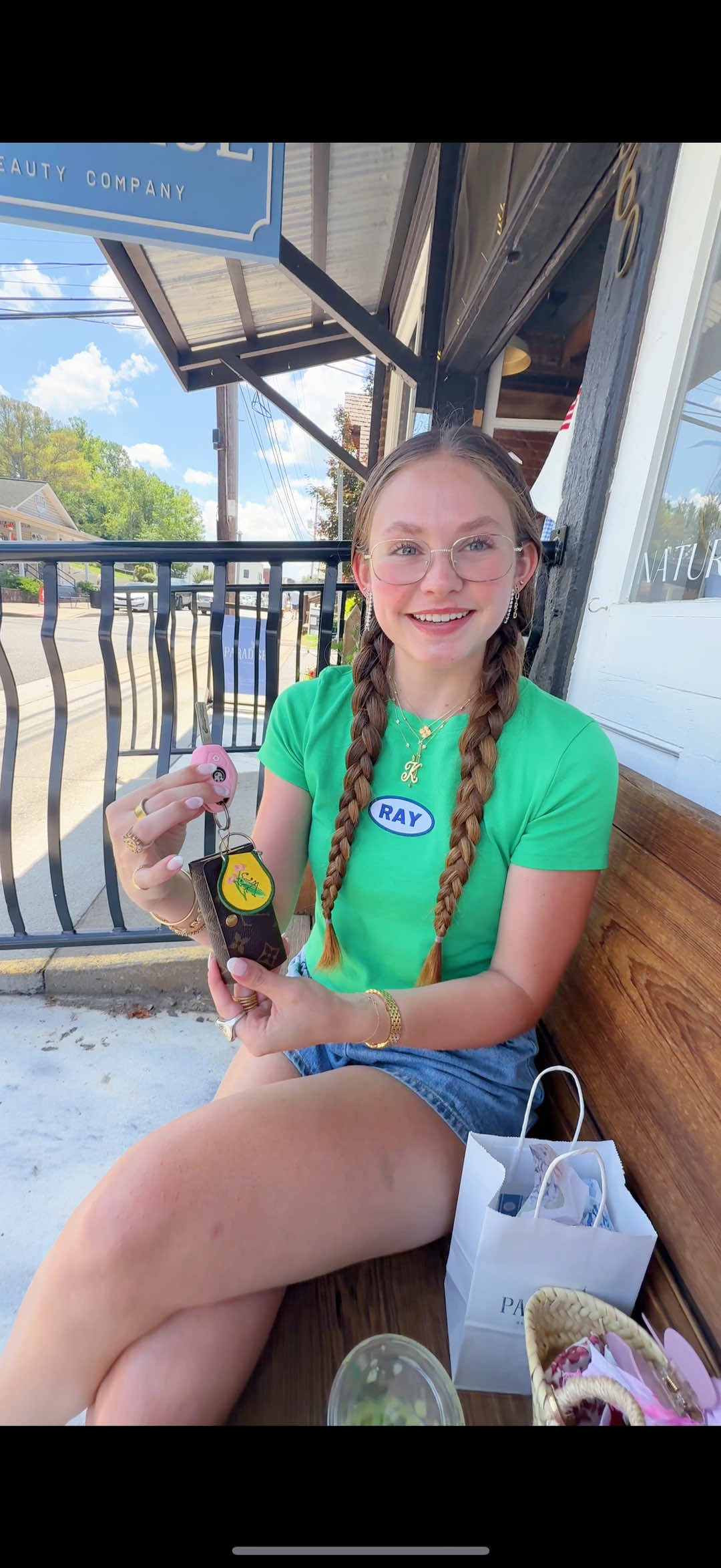 A post by @kaitlynj101 on TikTok caption: literally the best day ever! i’m so happy!🤭💚#diml #vlog #chitchat #coffeeshop #matcha #shopwithme #shopping #DayInMyLife #haul #aesthetic #asmr #blueridge #summer #vacation #postgrad #boyfriend #relationship #trending #viral #foryou #fyp 