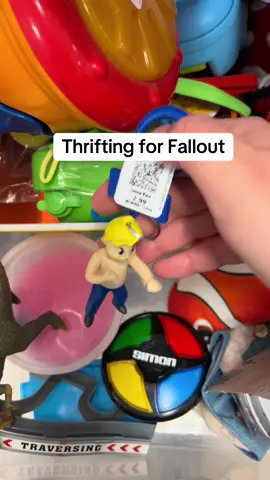 A post by @mrs.fallout on TikTok caption: My first time finding Vault Boy at the Thrift ! #fallout #mrsfallout #fallouttok 