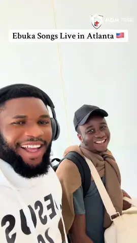 A post by @ebukasongs on TikTok caption: JESUS IS LORD OVER ATLANTA 🇺🇸 SEE YOU ALL SOON @howj_global 🔥 SOMEONE SHOULD HELP ME ASK @bidemiolaoba  WHAT HE WAS TRYING TO DO 😂😂 Cc : @pride_ofheaven @thevirtuosoent 