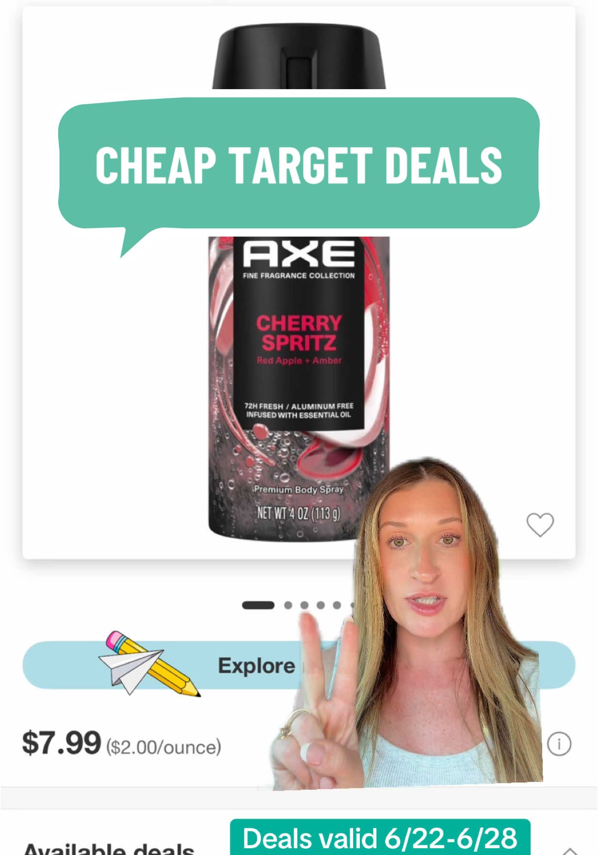 A post by @savingwithshayna on TikTok caption: I love all the cheap stuff we are getting at @target this week!! Use my code to sign up for the Ibotta app- tenenvi  Deals valid 6/22-6/28 #targetcouponing #targetcircle #targetcircledeals #targetcircleapp #targetcircleoffer #targetdeals #targetdigitaldeals #targethouseholddeal #targetdealhunter #targetcouponer #dealhunters #howtocoupon #savingwithshayna #couponshopper #stockpile 